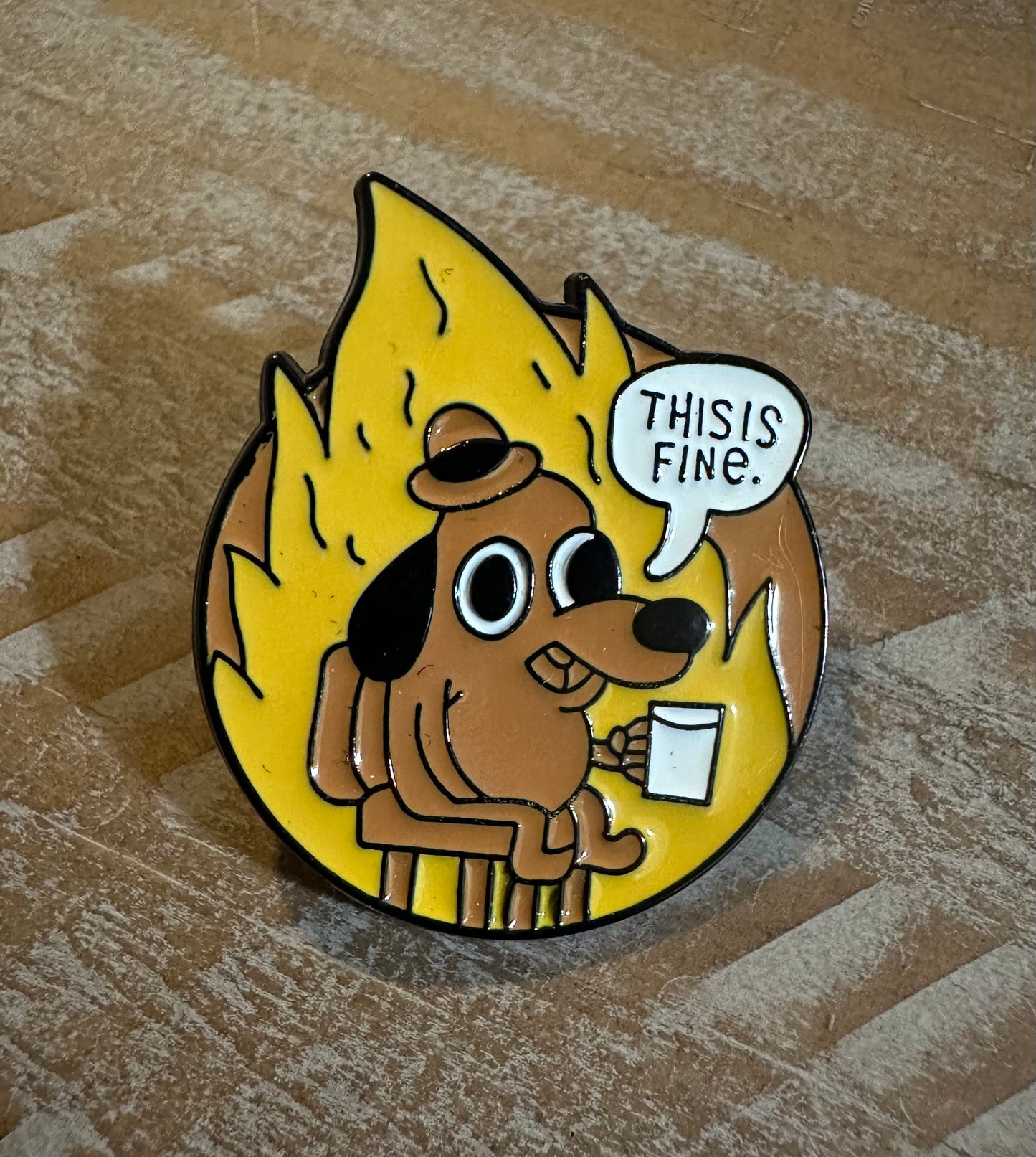 Everything is Fine Pin