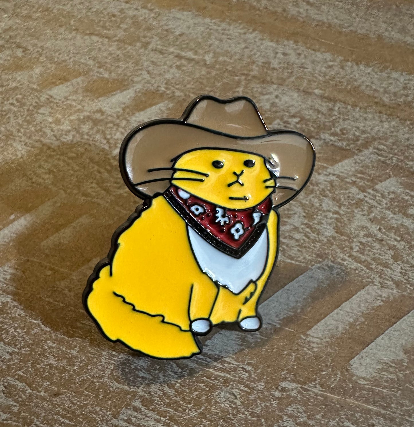 Western Cat Pin